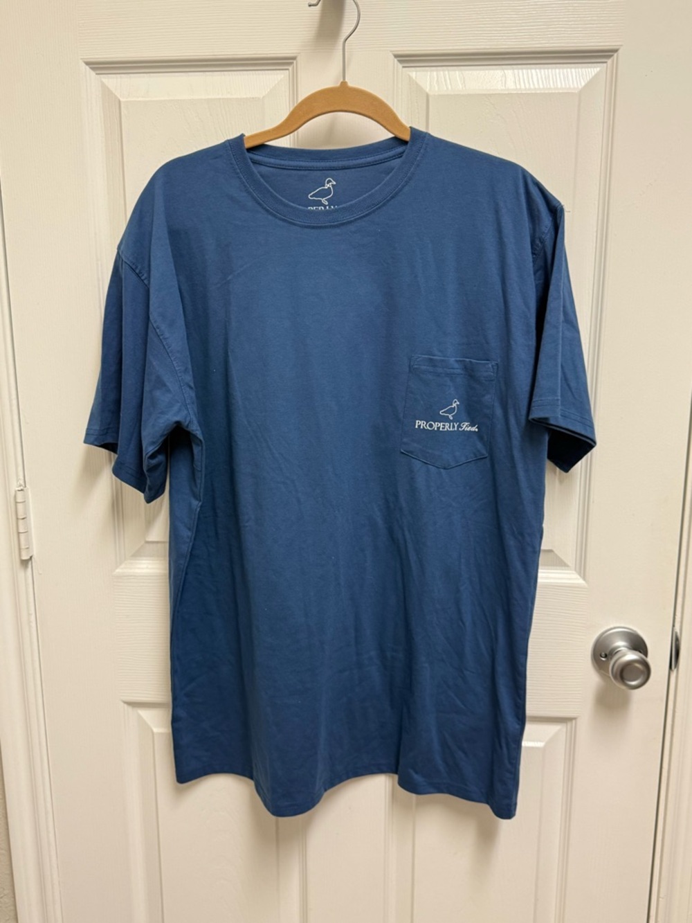 Properly Tied Blue Pocket Tshirt